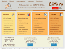 Tablet Screenshot of compu-orga.de